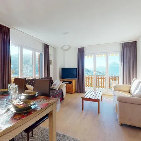 With Functional Space Apartment Veysonnaz